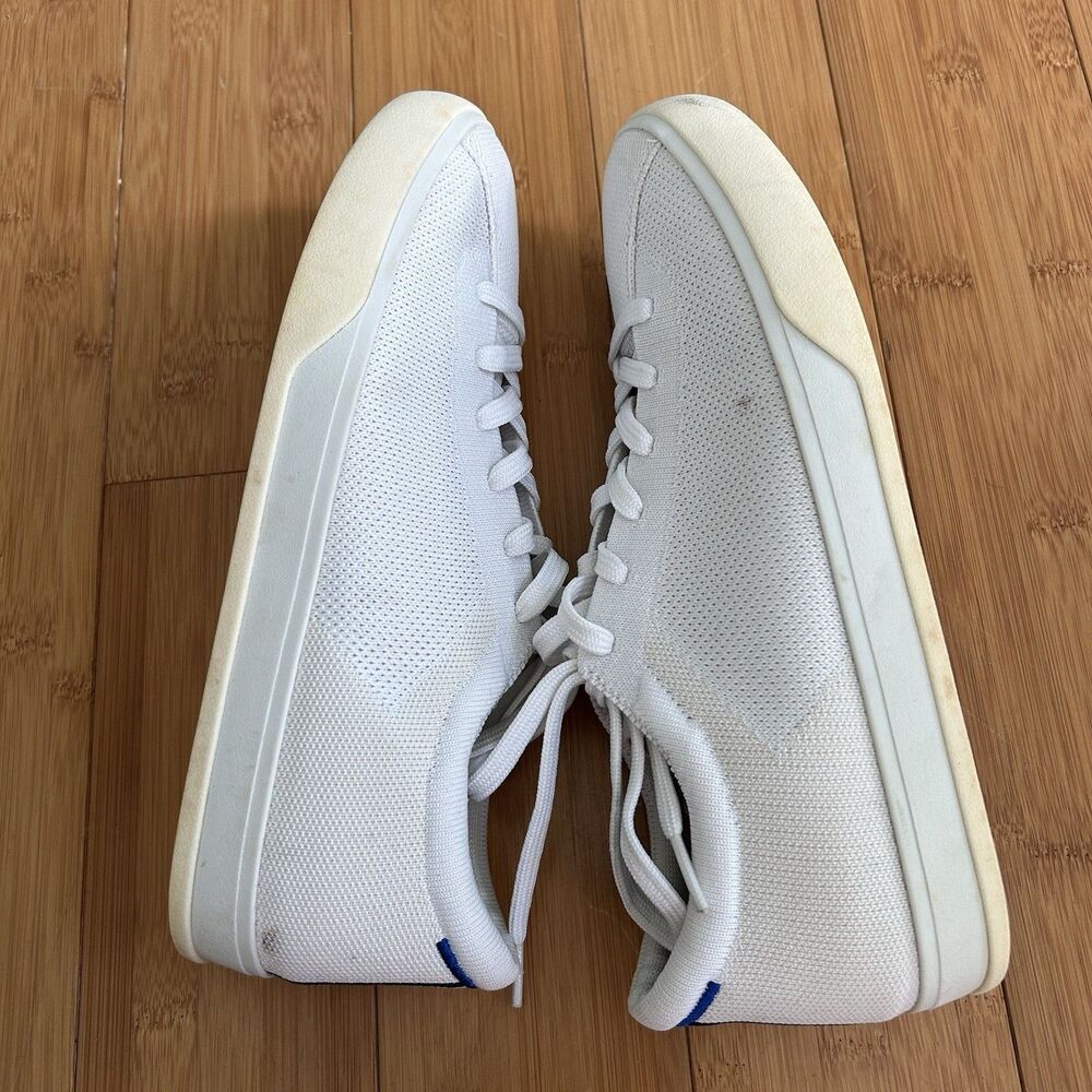 Rothy's The Lace Up Bright White Casual‎ Sneaker Womens 10.5 - Picture 7 of 15